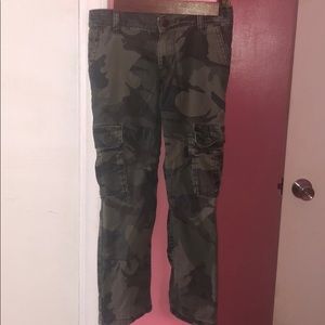 Camouflage Cargo Wrangler Pants